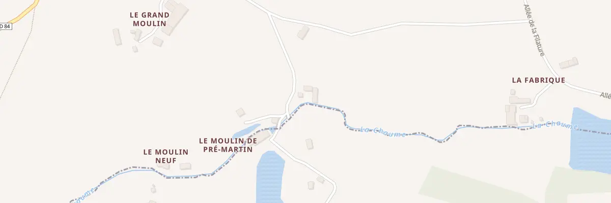 Plan du 5113 Moulin de Premartin aux Grands-Chézeaux