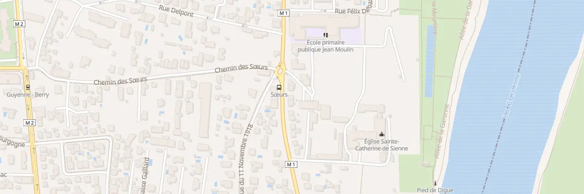 Plan du 76 Av General Compans à Blagnac