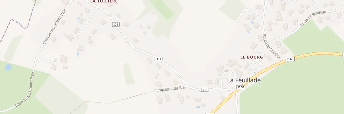 Plan du 6T La Tuilliere à La Feuillade