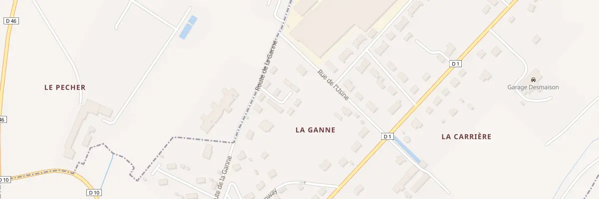 Plan du 5 Rte de la Ganne à Saint-Benoît-du-Sault