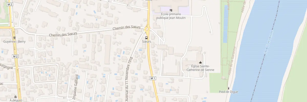 Plan du 72 Av General Compans à Blagnac