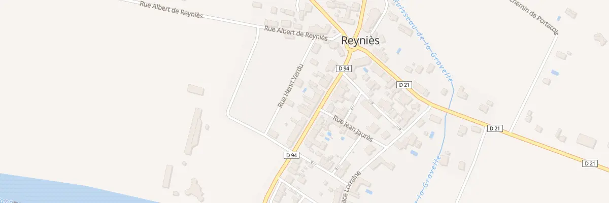Plan du 12 Rue Georges Clémenceau à Reyniès