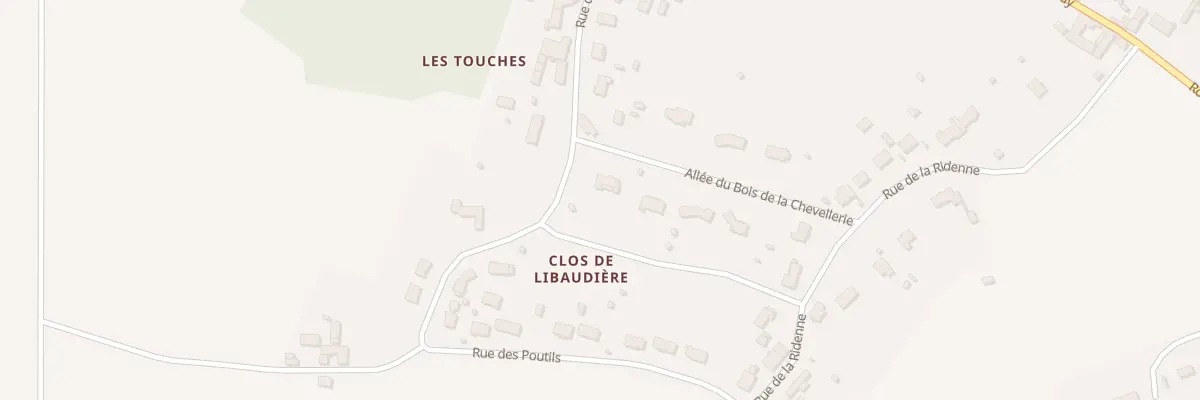 Plan du 8 All du Bois de la Chevellerie à Cormeray
