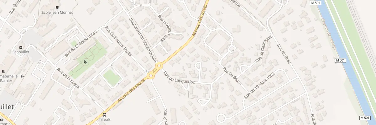 Plan du 6 Sq du Roussillon à Fenouillet