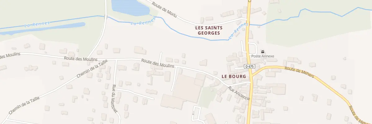 Plan du 14 Rte des Moulins à Saint-Romain-sur-Cher