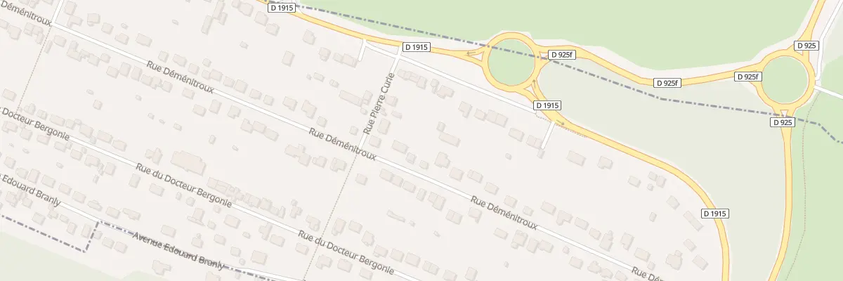 Plan du 40 Rue Déménitroux à Eu