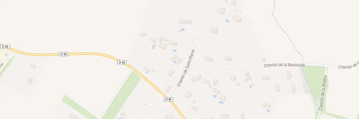 Plan du 111 Che de Saint-Pierre à Villeneuve-lès-Bouloc