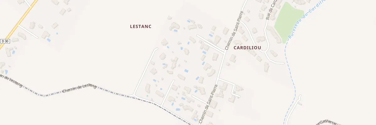 Plan du 116B Che de Lestang à Bouloc