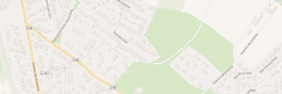 Plan du 12 Rue des Lilas à Pinsaguel