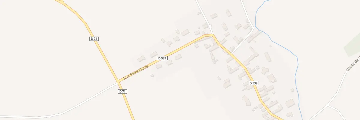 Plan du 67 Rue St Denis à Gadencourt