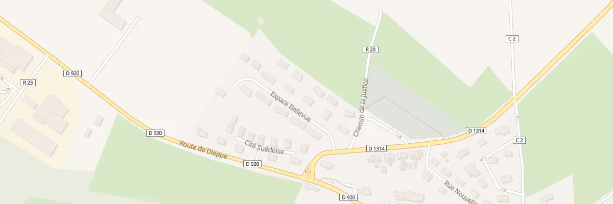 Plan du 12 Espace Bellevue à Londinières