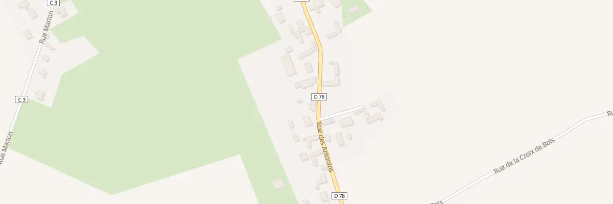 Plan du 34 Rue des Antonins à Saint-Rémy-Boscrocourt