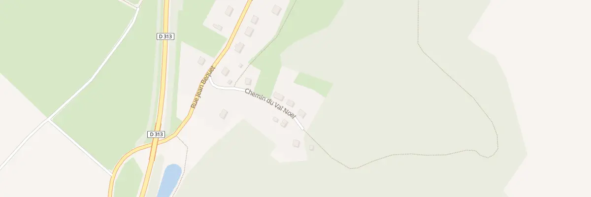 Plan du 5001 Che du Val Noel à Vézillon