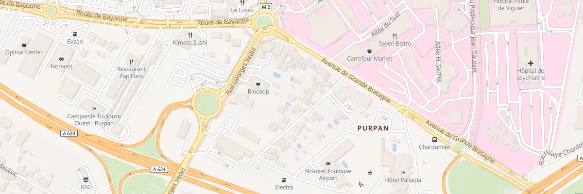 Plan du 8B Imp de Maubec à Toulouse