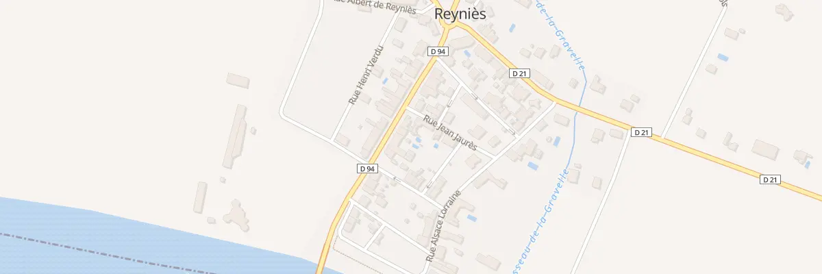 Plan du 13 Rue Georges Clémenceau à Reyniès