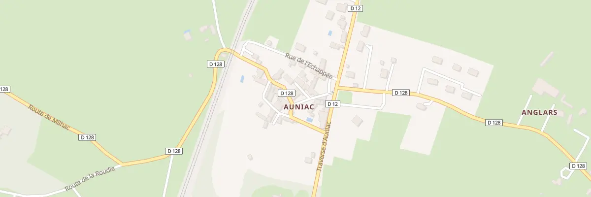 Plan du 5087 Auniac à Anglars-Nozac