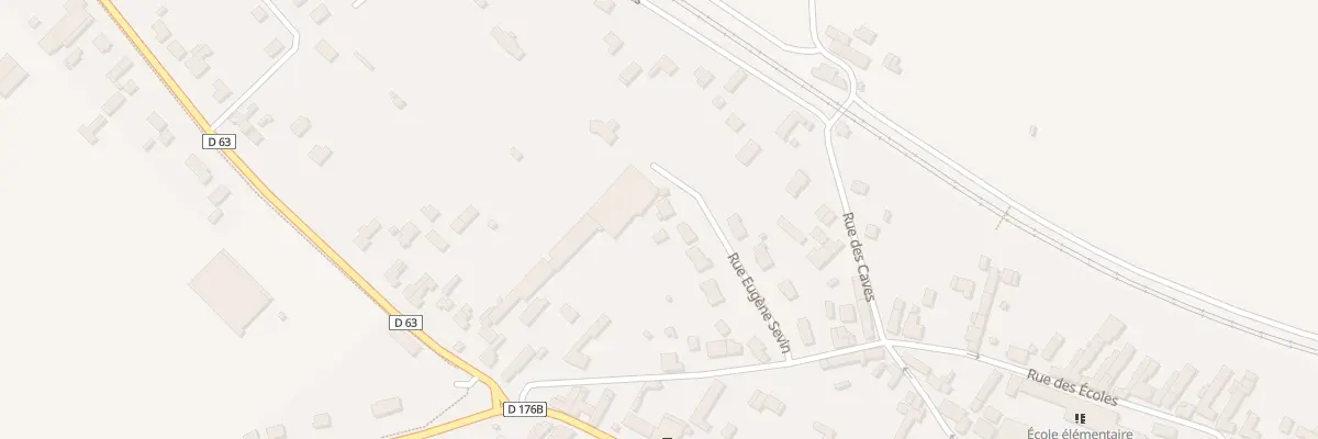 Plan du 10 Rue Eugène Sevin à Noyers-sur-Cher