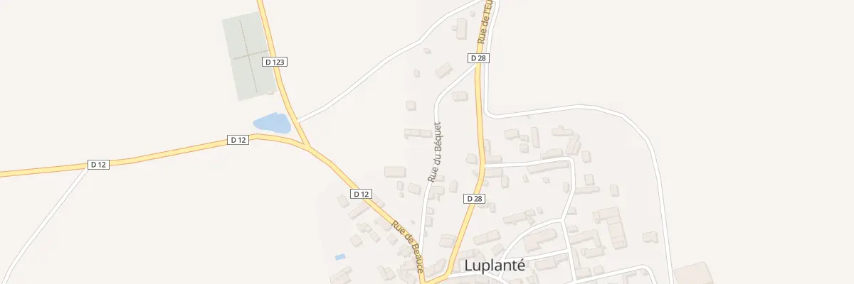 Plan du 4 Rue du Béquet à Luplanté