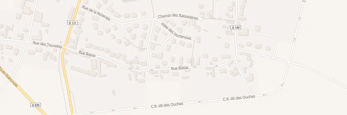 Plan du 33 Rue Basse à Bailleau-l’Évêque