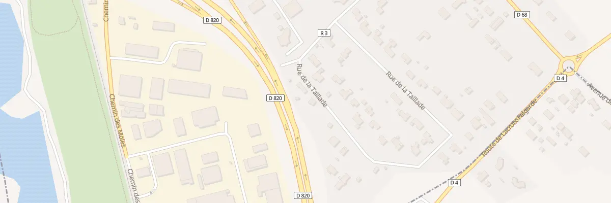 Plan du 4 Rue de la Taillade à Pinsaguel