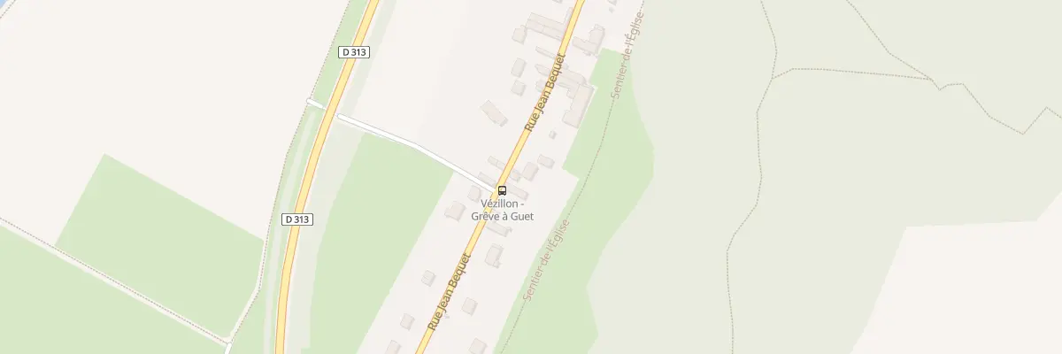 Plan du 39T Rue Jean Bequet à Vézillon