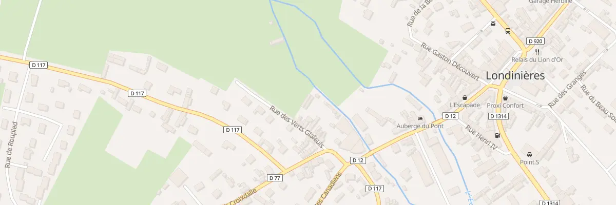 Plan du 14 Rue des Verts Glaieuls à Londinières