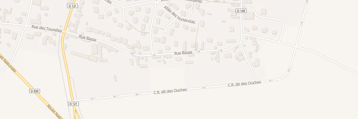 Plan du 12 Rue Basse à Bailleau-l’Évêque