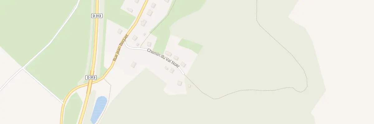 Plan du 5000I Che du Val Noel à Vézillon