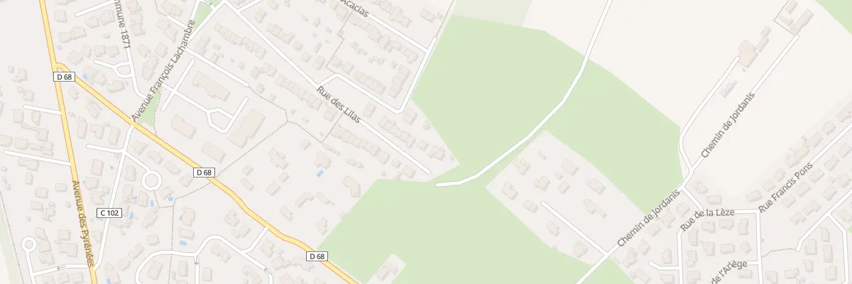 Plan du 6 Rue des Lilas à Pinsaguel