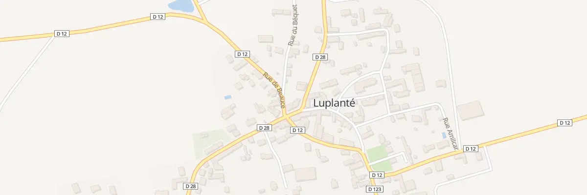 Plan du 6 Rue de Beauce à Luplanté