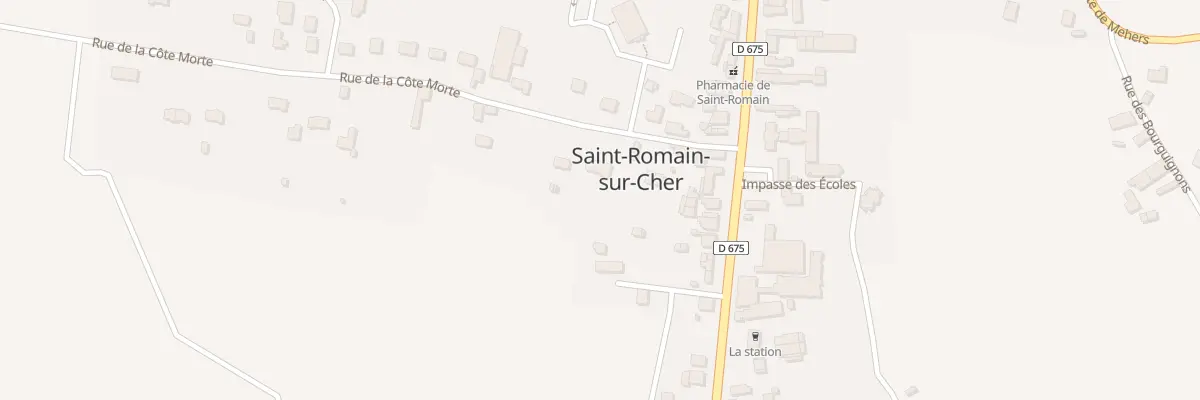 Plan du 5 Chem de la Côte Morte à Saint-Romain-sur-Cher