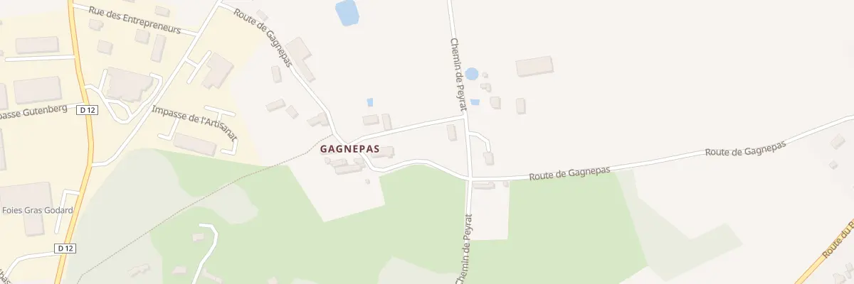 Plan du 465C Rte de Gagnepas à Gourdon