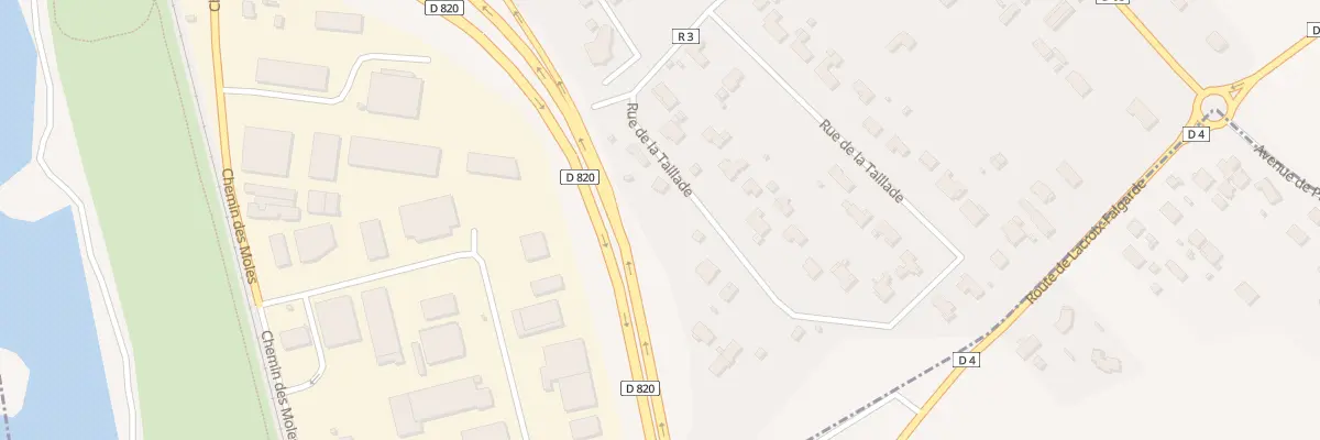 Plan du 6 Rue de la Taillade à Pinsaguel