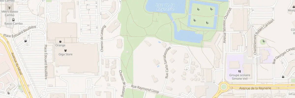 Plan du 6 Rue Carlo Sarrabezolles à Toulouse