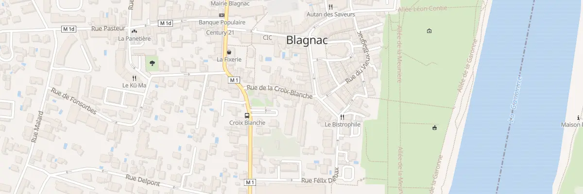Plan du 7 Rue de la Croix Blanche à Blagnac