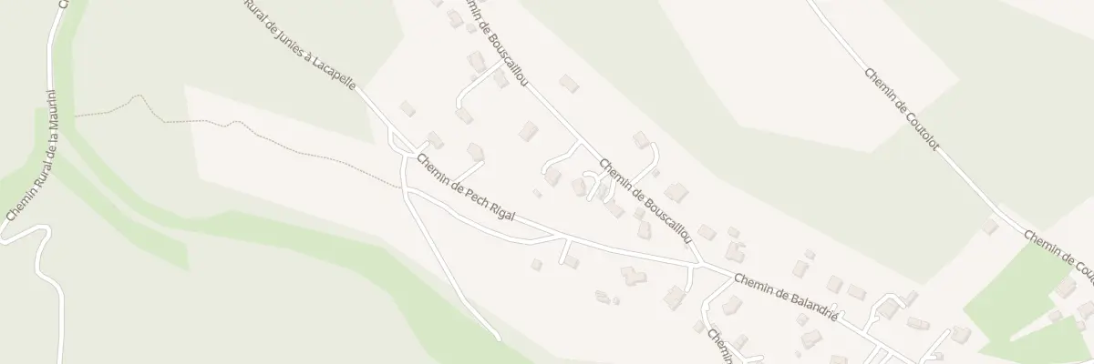 Plan du 157 Che de Bouscaillou à Cahors