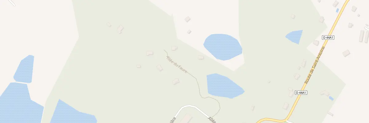 Plan du 18 All du Faure à Aureil