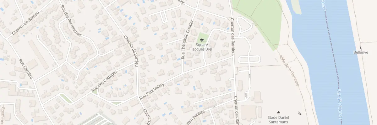 Plan du 8 Rue Paul Valéry à Blagnac