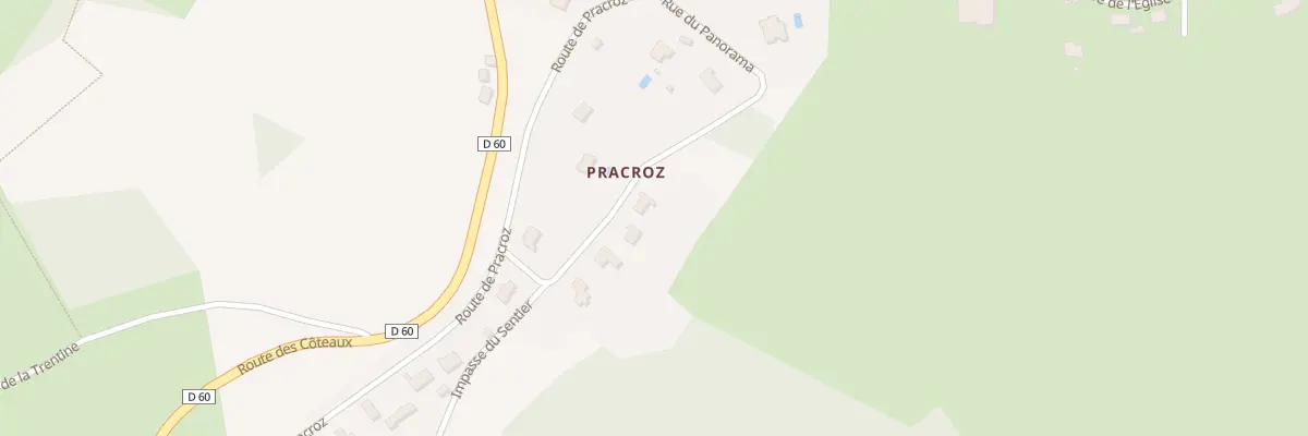 Plan du 3 Che de Pracroz à La Feuillade