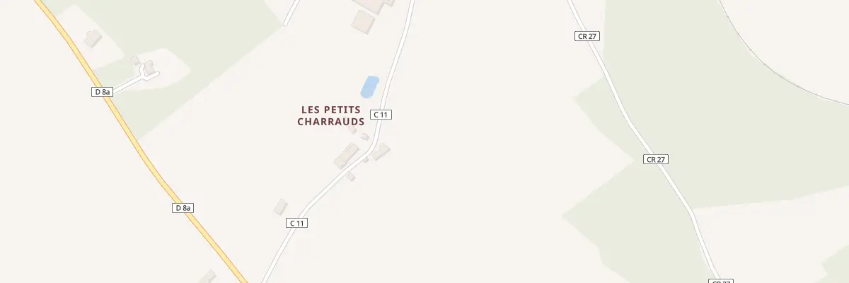 Plan du 5135 Les Petits Charrauds à Heugnes