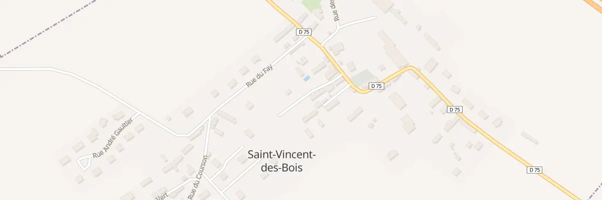 Plan du 8 Rue du Champ Dupui à Saint-Vincent-des-Bois
