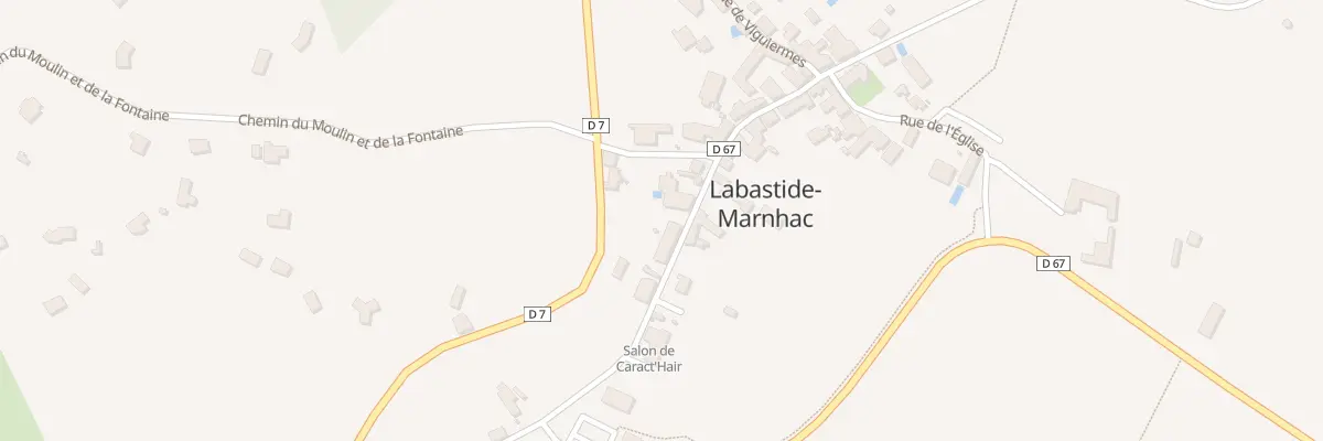 Plan du 386 Rue de la Mairie à Labastide-Marnhac