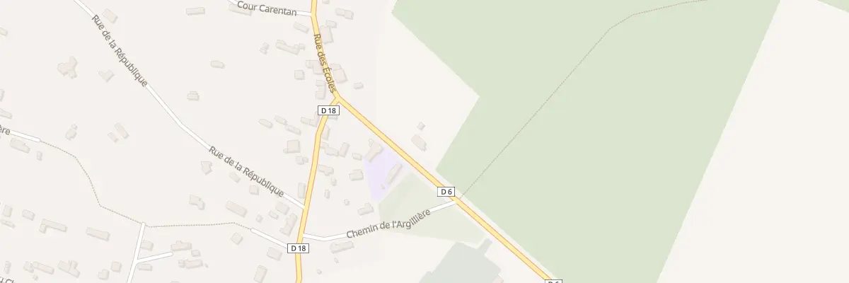 Plan du 131 Foret de Lyons aux Hogues