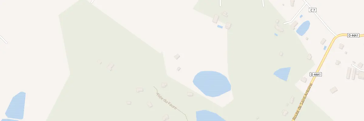 Plan du 31 All du Faure à Aureil
