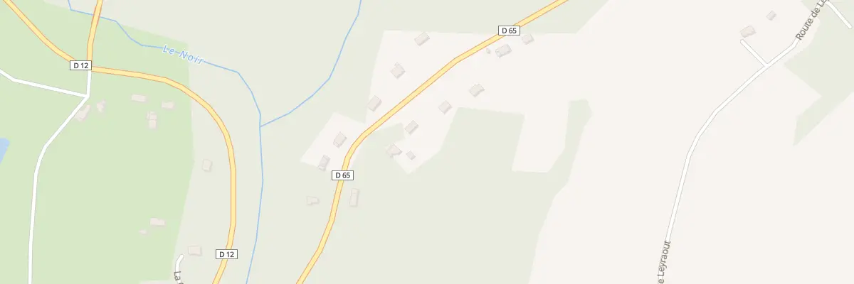 Plan du 42 Rte des Allois à Eyjeaux