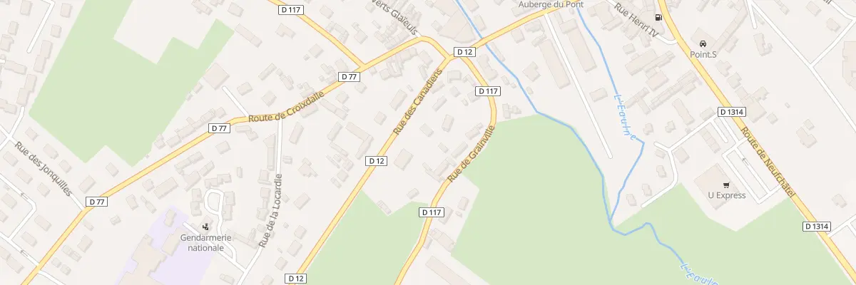 Plan du 5 Rue des Canadiens à Londinières