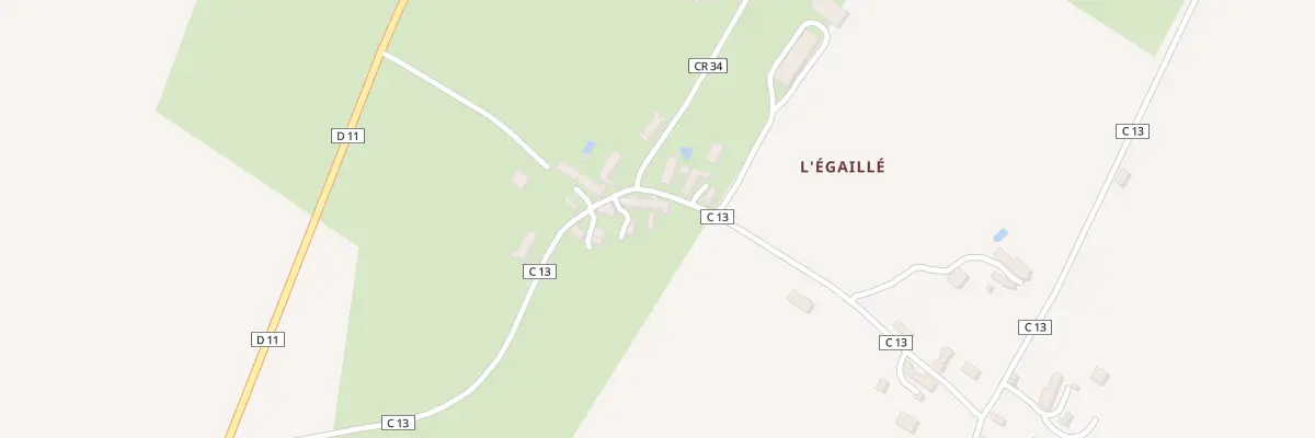 Plan du 18 L’Egaille à Buzançais