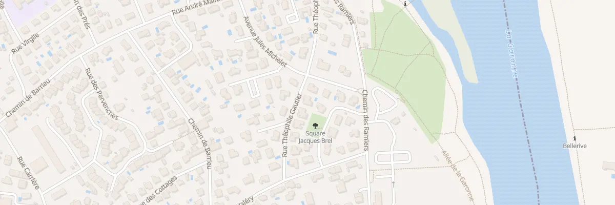 Plan du 12 Rue Théophile Gautier à Blagnac