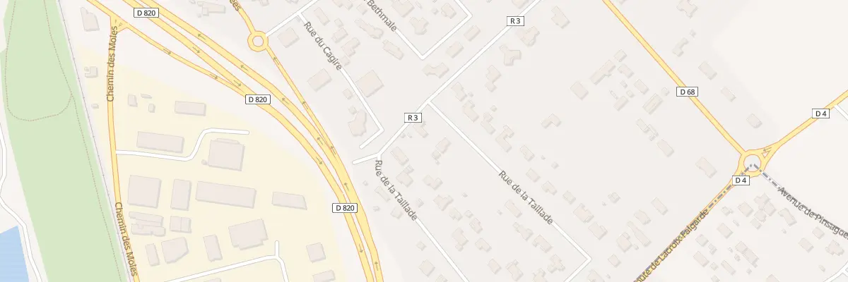 Plan du 31 Rue de la Taillade à Pinsaguel