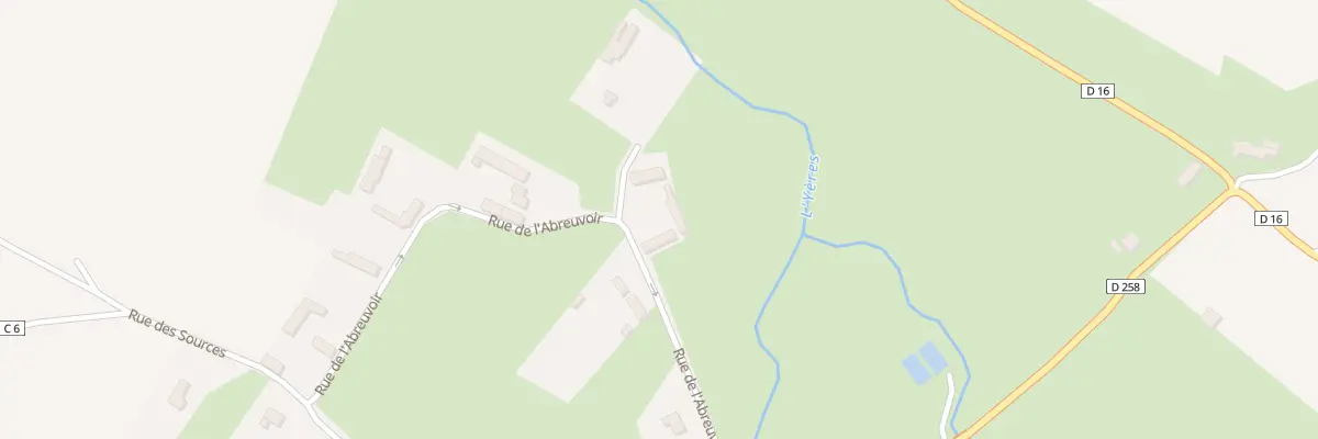 Plan du 8 Rue de l’Abreuvoir à Cuverville-sur-Yères